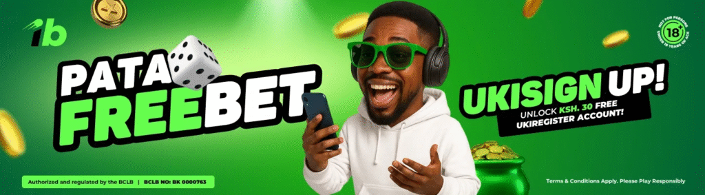 Bet online in Kenya, Get freebet