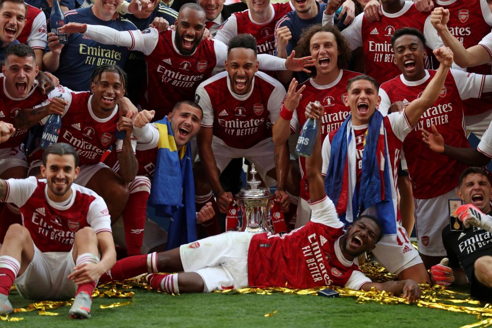 Arsenal FC Winning The Team