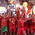 Liverpool FC winning and celebrating