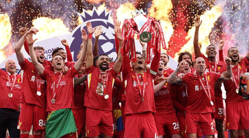 Liverpool FC winning and celebrating